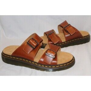 Dr Martens Josef Analine Sandals Womens 11 Mens 10 Oak Brown NIB $120